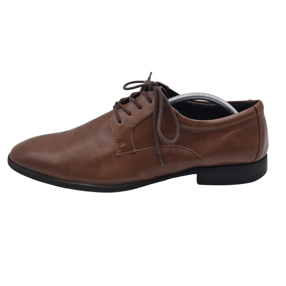Alfani Andrew Shoes Mens‎ Size 11 Brown Synthetic Oxford Dress Lace Up Plain Toe